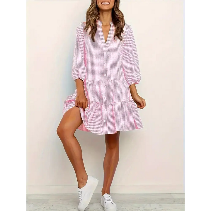 Vestido Feminino Xadrez Lolla