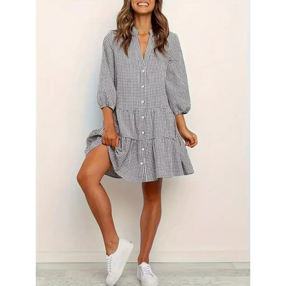Vestido Feminino Xadrez Lolla