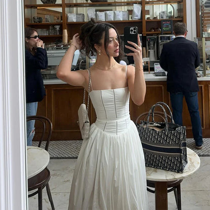 Vestido Longo Corset Alcinha Bela