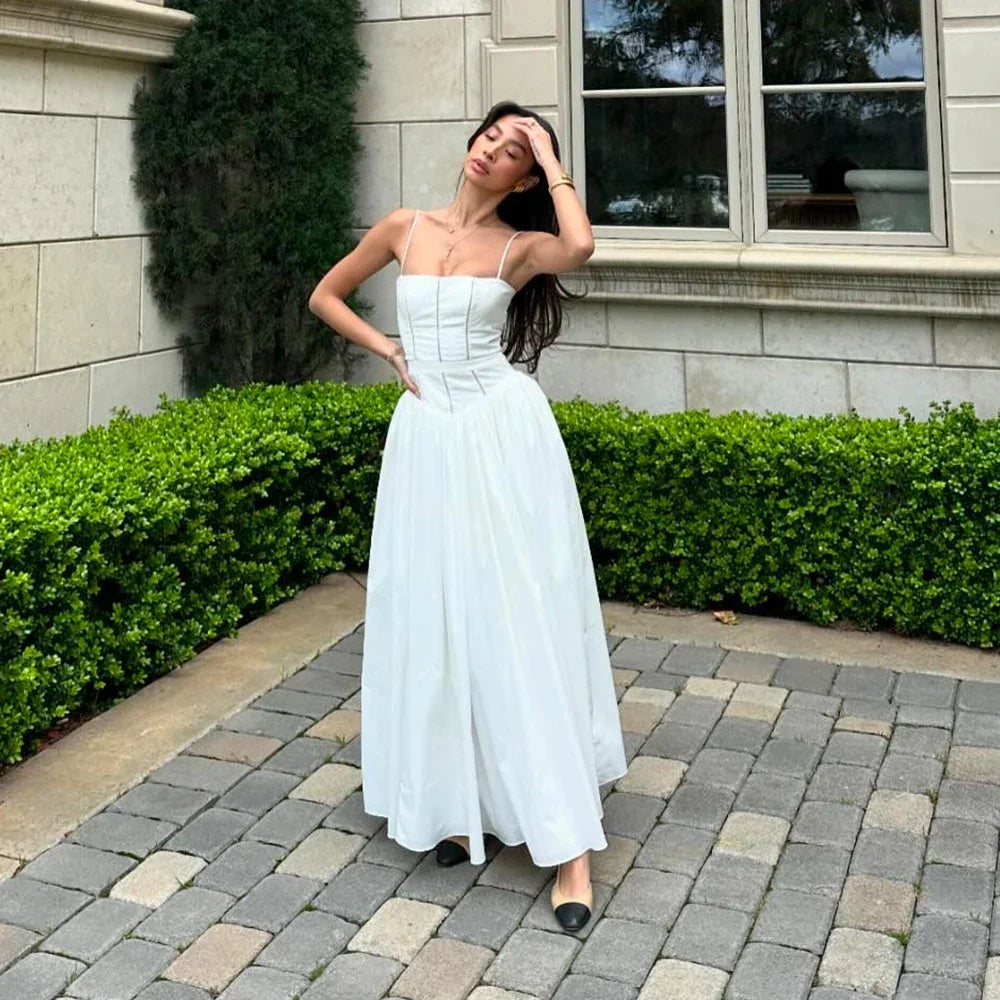 Vestido Longo Corset Alcinha Bela