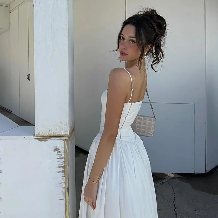 Vestido Longo Corset Alcinha Bela