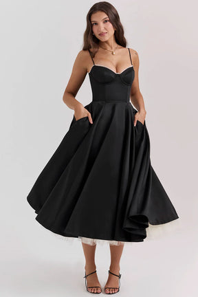 Vestido Midi Corset Zoe