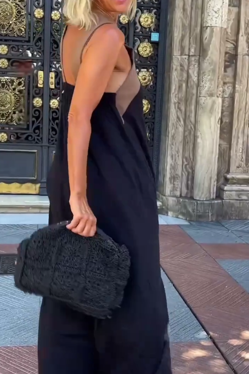 Vestido Sem Mangas com Decote Halter Cruzado - 4