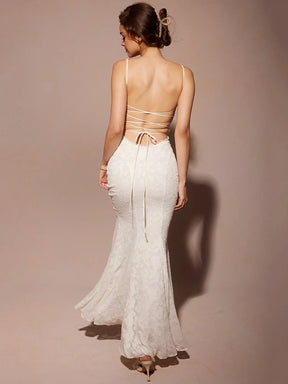 Vestido Sereia Alcinha Costa Trançada Dora