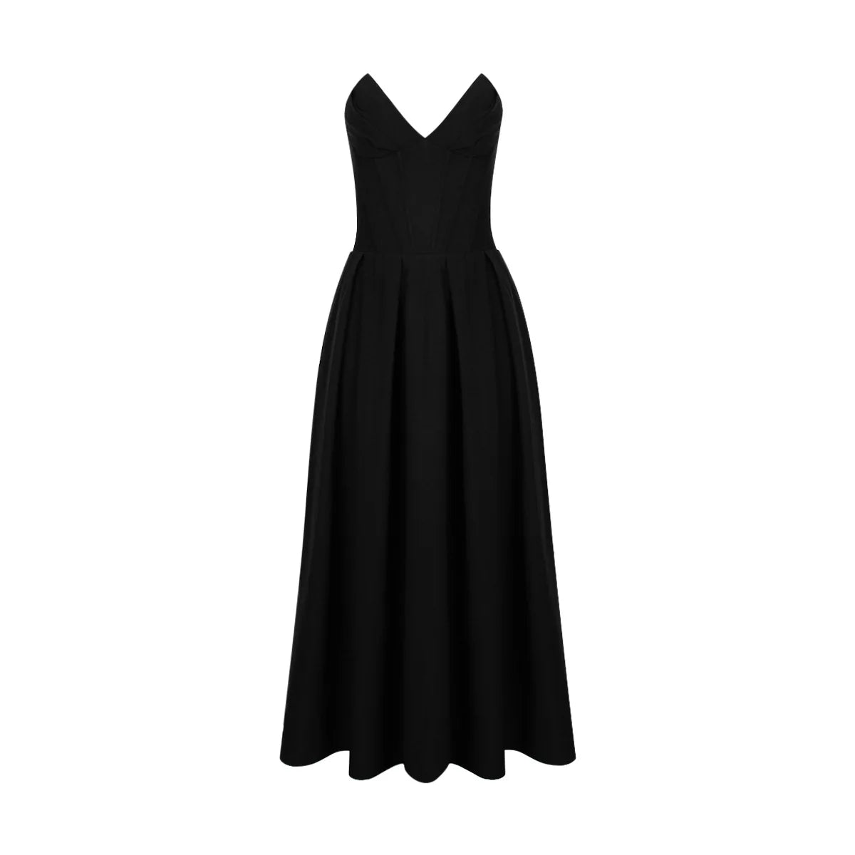Vestido Tomara Que Caia Decote V Zara