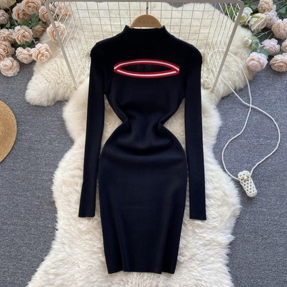 Vestido Feminino Gola Alta Nicole